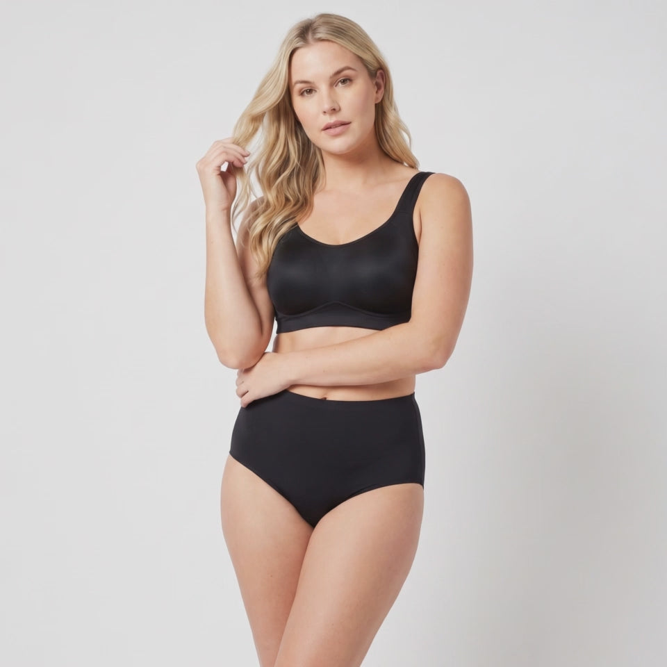 The Full Coverage QuietFrame Set — on the body, in motion